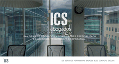 Desktop Screenshot of icsabogados.com